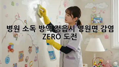 병원 소독 방역, 정읍시 영원면 감염 ZERO 도전! 🏥🦠